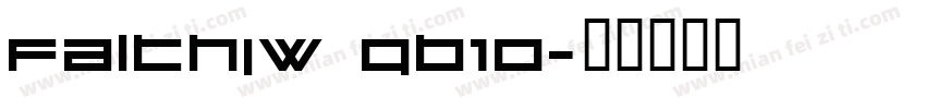 falthjw gb10字体转换